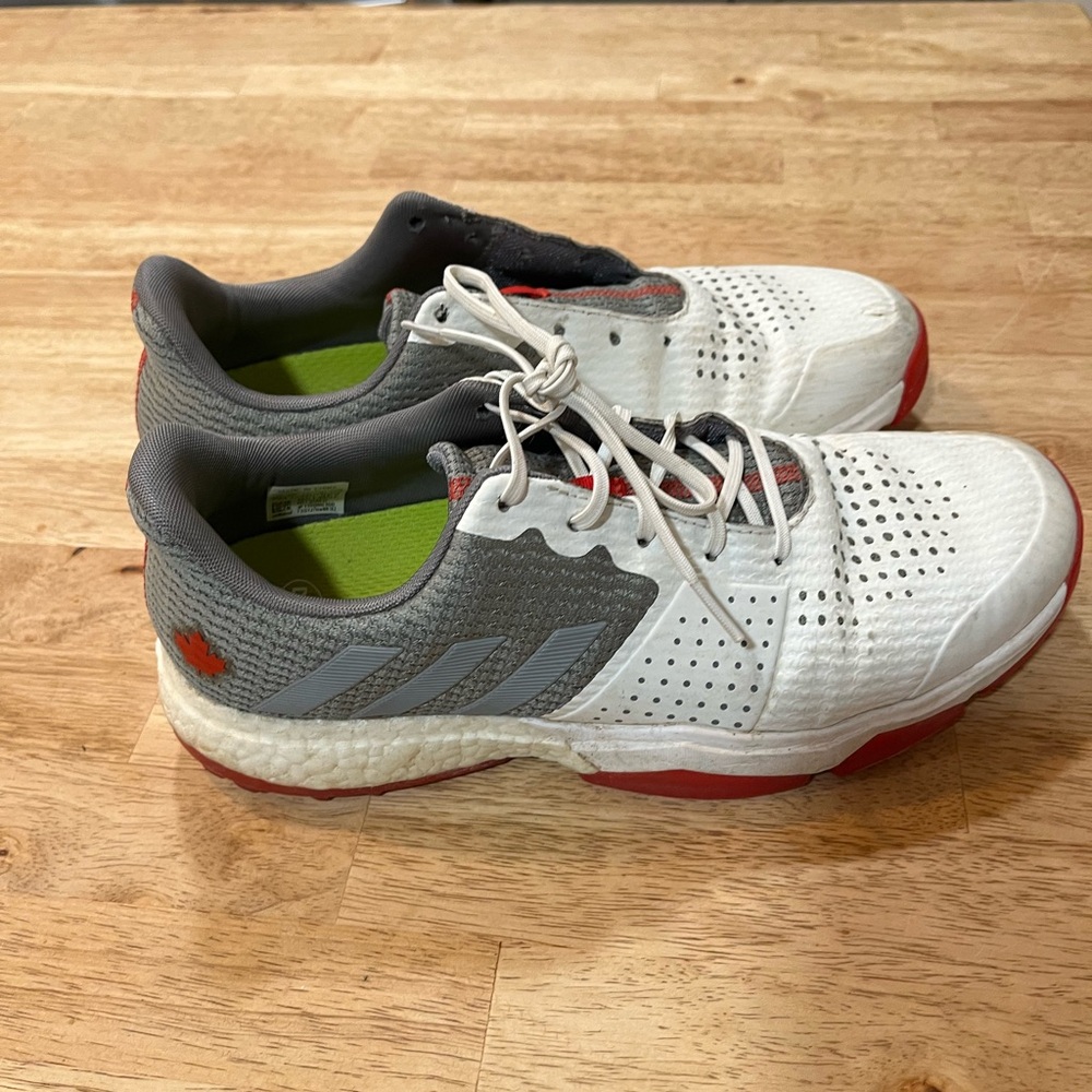 Men’s Adidas ost energy Golf Shoes Size 9.5 Great White Canada Maple Leaf Z